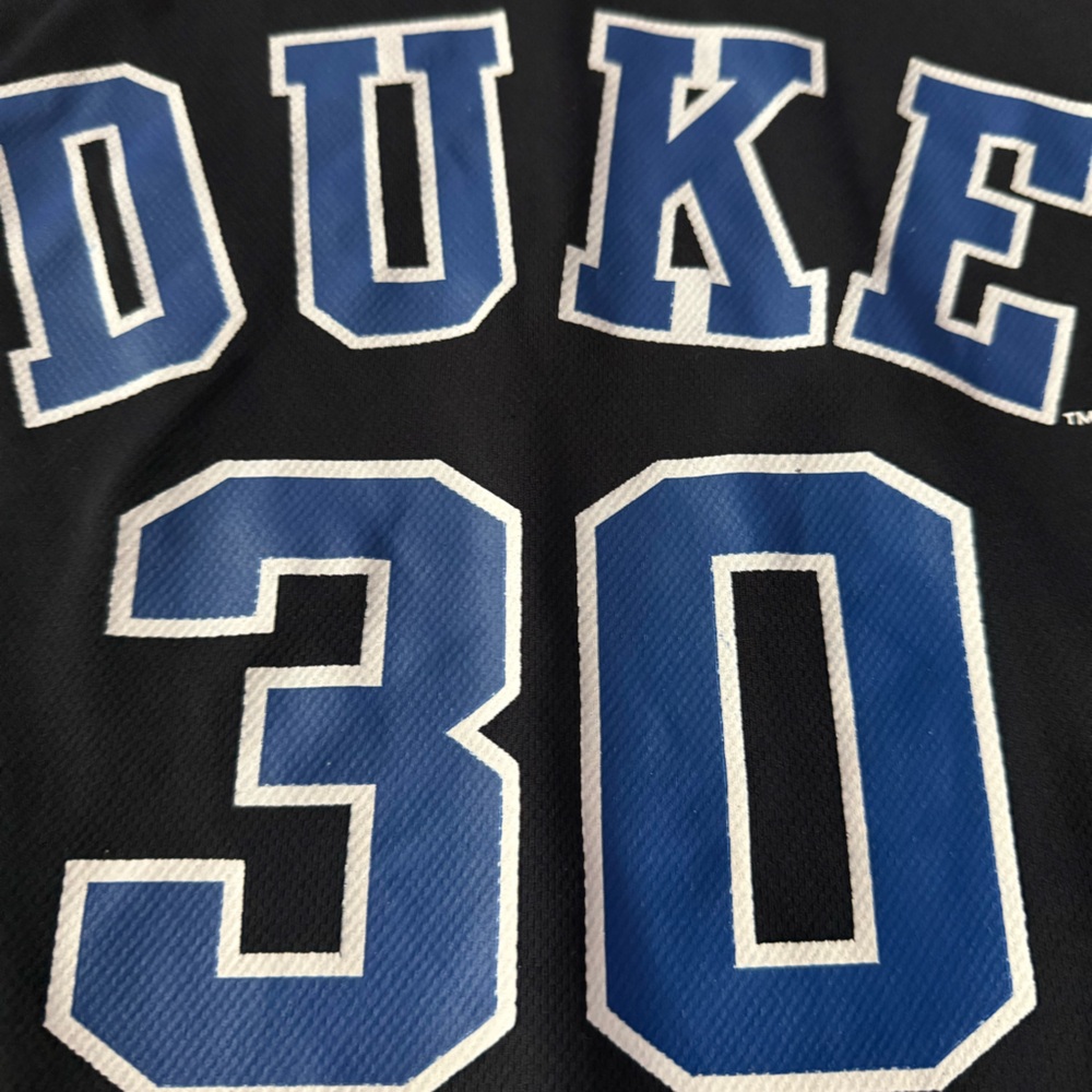 Nike Black Duke #30 Jersey